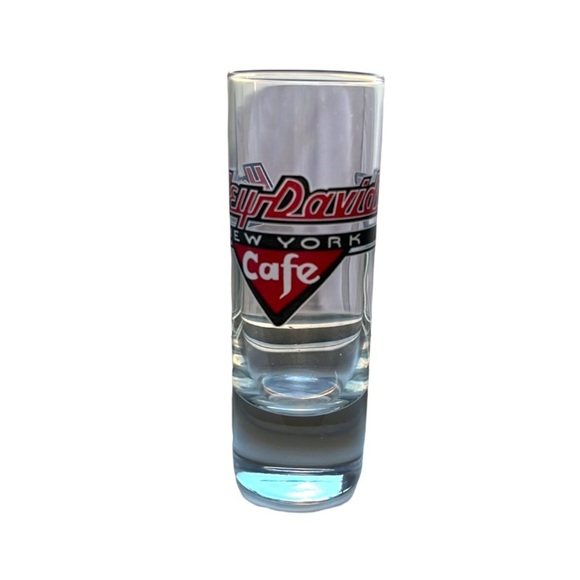 Harley Davidson Cafe‎ New York Tall Shot Glass Motorcycles 4” H - Picture 7 of 7